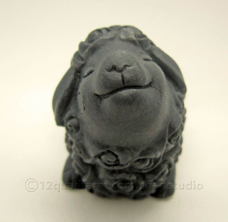 Sheep Soap (Black) - 12 Quail Farm Soap Studio