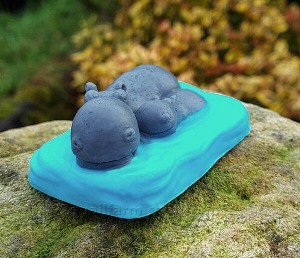 Hippo Soap (Blue)